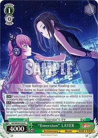 "Emersion" LAYER - Weiss Schwarz BanG Dream! 10th Anniversary! Premium Booster trading card