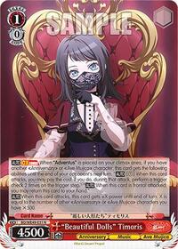 "Beautiful Dolls" Timoris - Weiss Schwarz BanG Dream! 10th Anniversary! Premium Booster trading card