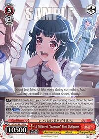 "A Different Classroom" Rimi Ushigome - Weiss Schwarz BanG Dream! 10th Anniversary! Premium Booster trading card