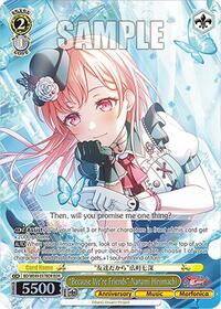 "Because We're Friends" Nanami Hiromachi (BDR) - Weiss Schwarz BanG Dream! 10th Anniversary! Premium Booster trading card