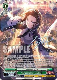 "Emersion" LAYER (SP) - Weiss Schwarz BanG Dream! 10th Anniversary! Premium Booster trading card