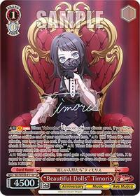 "Beautiful Dolls" Timoris (SP) - Weiss Schwarz BanG Dream! 10th Anniversary! Premium Booster trading card