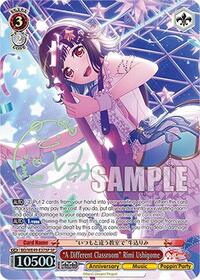 "A Different Classroom" Rimi Ushigome (SP) - Weiss Schwarz BanG Dream! 10th Anniversary! Premium Booster trading card