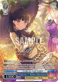 "Clad In..." Rinko Shirokane (SP) - Weiss Schwarz BanG Dream! 10th Anniversary! Premium Booster trading card