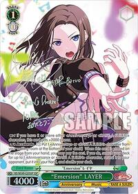 "Emersion" LAYER (SSP) - Weiss Schwarz BanG Dream! 10th Anniversary! Premium Booster trading card