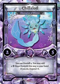 Chillalotl - Champion of Khione - Elestrals Organized Play Series 5 trading card