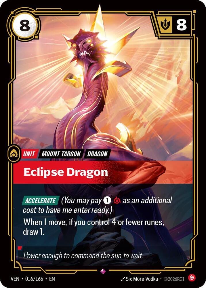 Eclipse Dragon 016/166 card