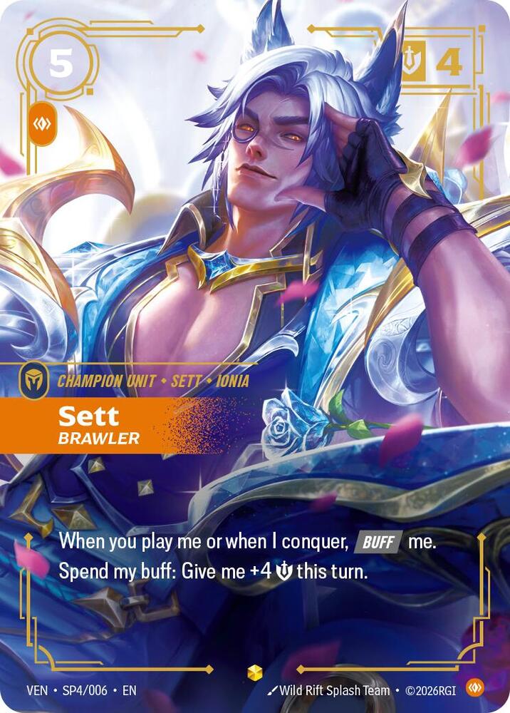 Sett, Brawler SP4/006 card