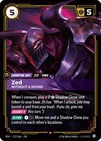Zed, Without a Sound - Vendetta - Riftbound: League of Legends