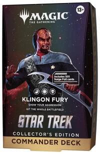 Star Trek Commander Deck Klingon Fury Collectors Edition