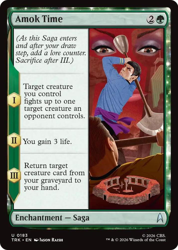 Amok Time 183 card