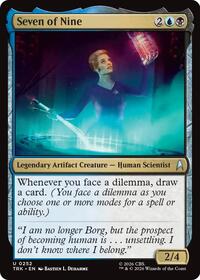 Seven of Nine - Magic: The Gathering Star Trek trading card