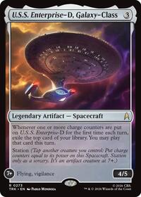 U.S.S. Enterprise-D, Galaxy-Class - Magic: The Gathering Star Trek trading card