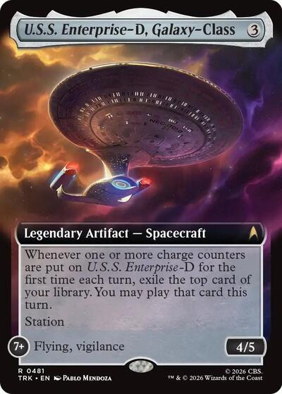 U.S.S. Enterprise-D, Galaxy-Class (Extended Art)