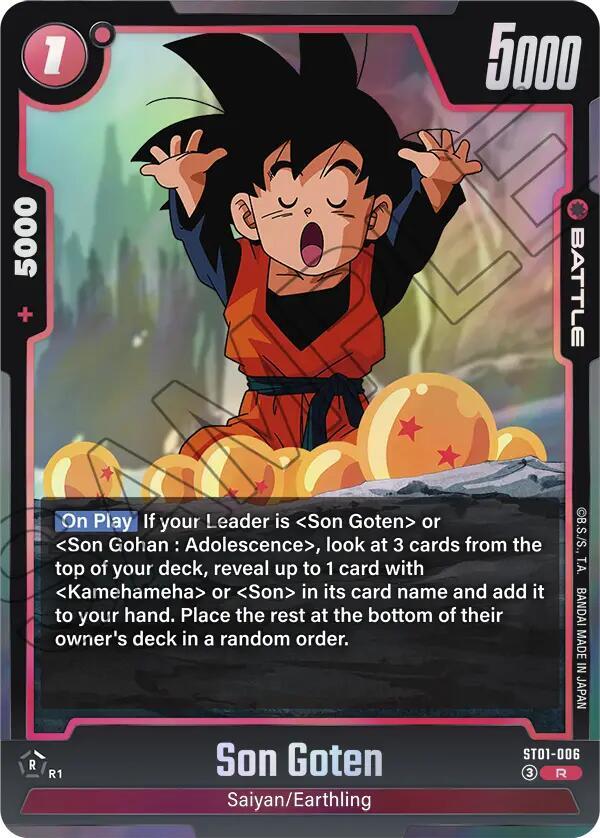 Son Goten ST01-006 card