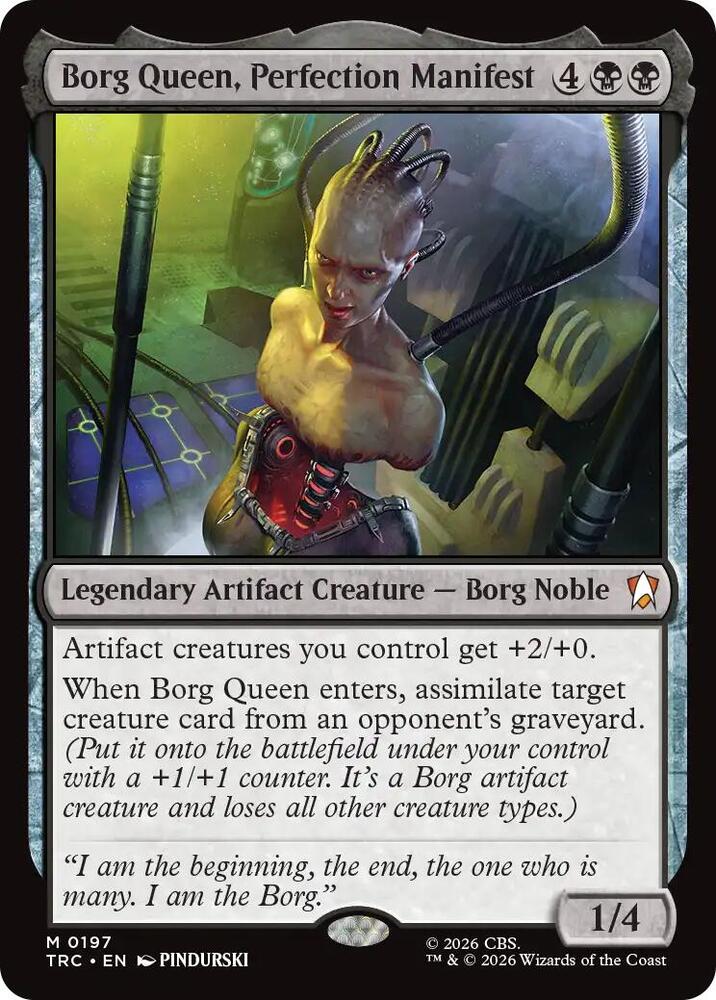 Borg Queen, Perfection Manifest 197 card