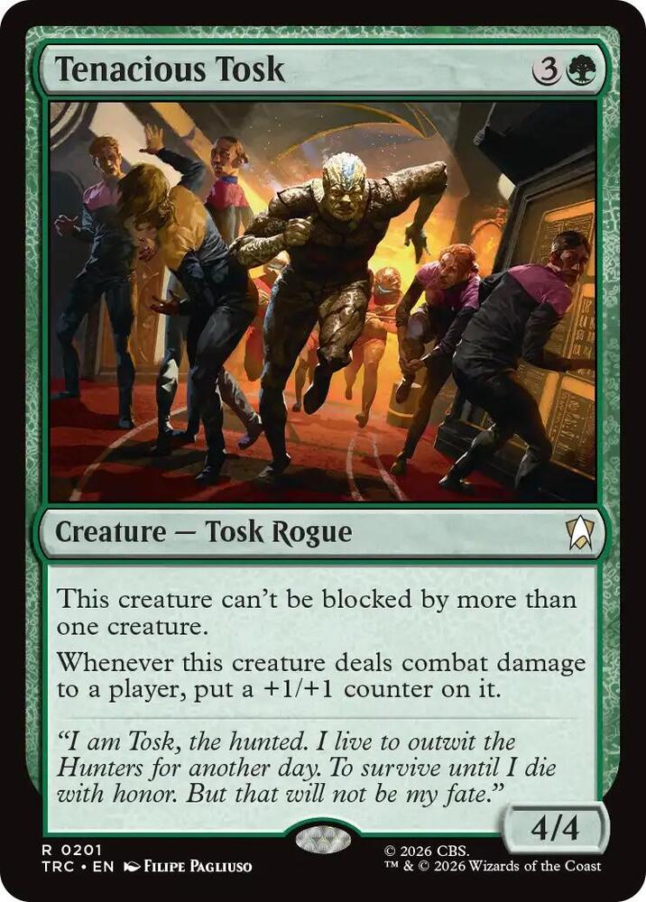 Tenacious Tosk 201 card