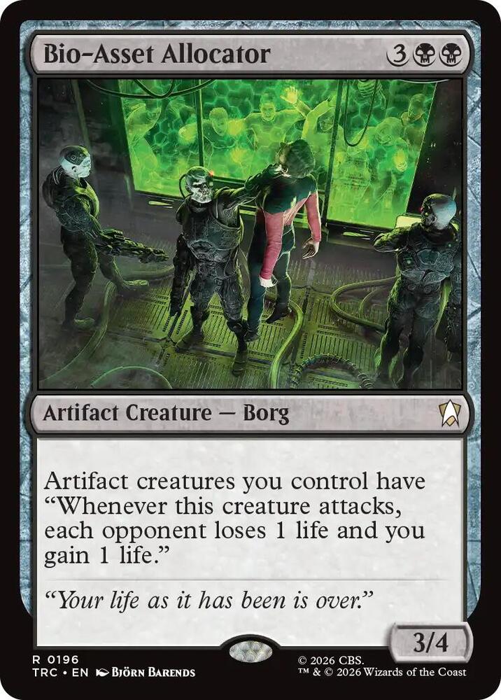 Bio-Asset Allocator 196 card