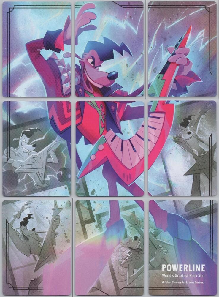 ディズニー　ロルカナ　パワーライン　ワールドグレードロックスター Powerline - World's Greatest Rock Star Puzzle Insert (Set of 9