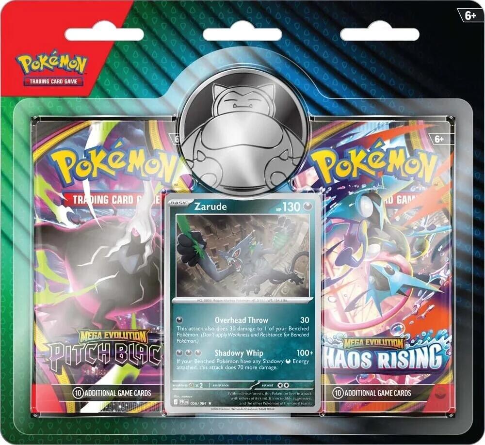 Pokemon 2 Pack Blister [Zarude] Factory Sealed