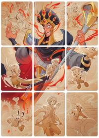 Reign of Jafar Puzzle Insert (Set of 9) (Version 2 of 2)