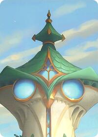 Archazia's Island Puzzle Insert (Version 1 of 2) (Top Middle) - Disney Lorcana Archazia's Island trading card