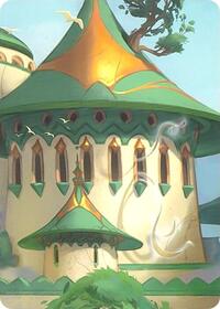 Archazia's Island Puzzle Insert (Version 1 of 2) (Middle Right) - Disney Lorcana Archazia's Island trading card