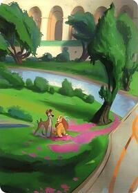 Archazia's Island Puzzle Insert (Version 1 of 2) (Bottom Left) - Disney Lorcana Archazia's Island trading card