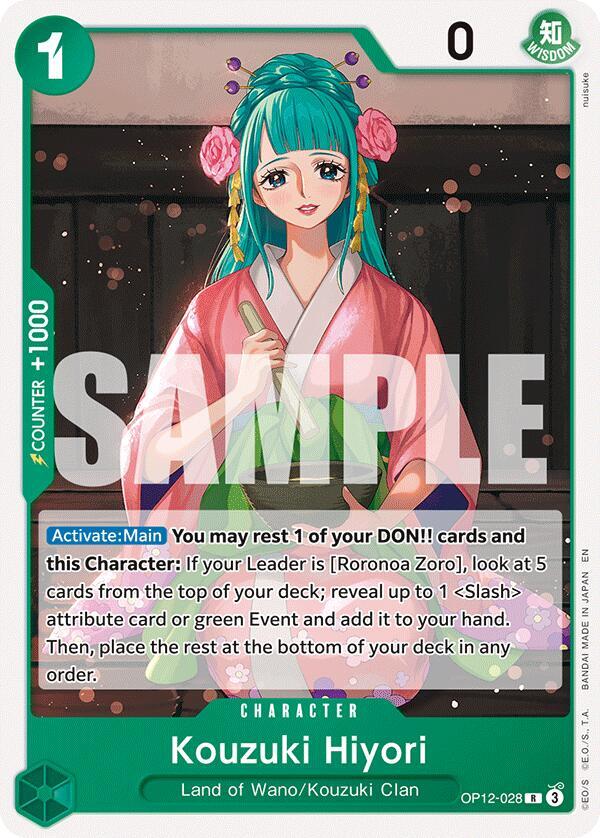 Kouzuki Hiyori OP12-028 card