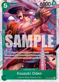 Kouzuki Oden - One Piece Card Game Starter Deck 32: GREEN Roronoa Zoro trading card
