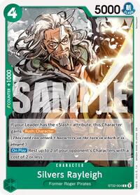 Silvers Rayleigh - One Piece Card Game Starter Deck 32: GREEN Roronoa Zoro trading card