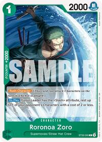 Roronoa Zoro (ST32-005) - One Piece Card Game Starter Deck 32: GREEN Roronoa Zoro trading card