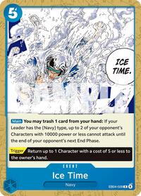 Ice Time - One Piece Card Game Starter Deck 33: BLUE Kuzan trading card