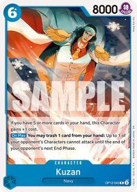 Kuzan (OP12-043) - One Piece Card Game Starter Deck 33: BLUE Kuzan trading card