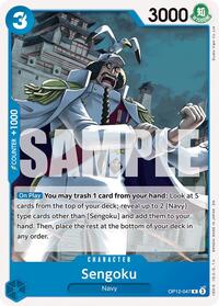 Sengoku - One Piece Card Game Starter Deck 33: BLUE Kuzan trading card