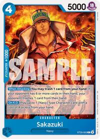 Sakazuki - One Piece Card Game Starter Deck 33: BLUE Kuzan trading card