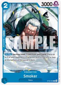Smoker - One Piece Card Game Starter Deck 33: BLUE Kuzan trading card