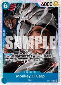 Monkey.D.Garp - One Piece Card Game Starter Deck 33: BLUE Kuzan trading card
