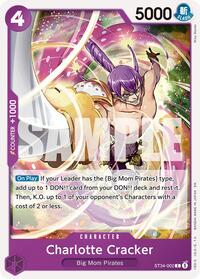 Charlotte Cracker - One Piece Card Game Starter Deck 34: PURPLE Charlotte Katakuri trading card