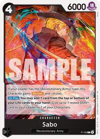 Sabo (P-105) - One Piece Card Game Starter Deck 35: RED/BLACK Sabo trading card