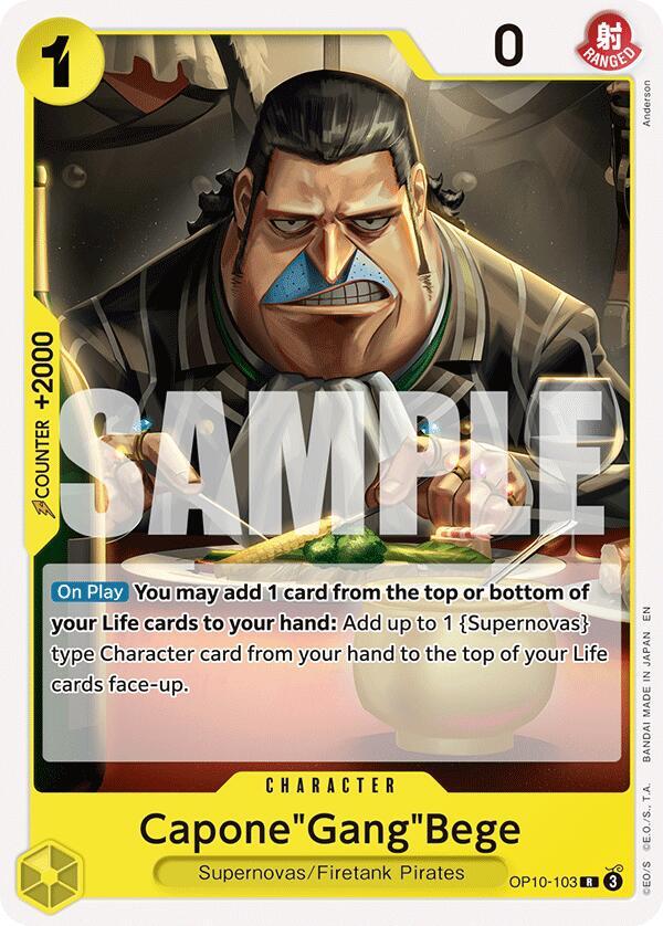 Capone"Gang"Bege OP10-103 card