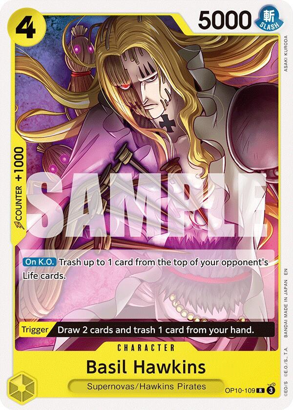 Basil Hawkins OP10-109 card