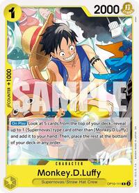 Monkey.D.Luffy - One Piece Card Game Starter Deck 36: YELLOW Eustass"Captain"Kid trading card