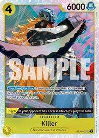 Killer - One Piece Card Game Starter Deck 36: YELLOW Eustass"Captain"Kid trading card