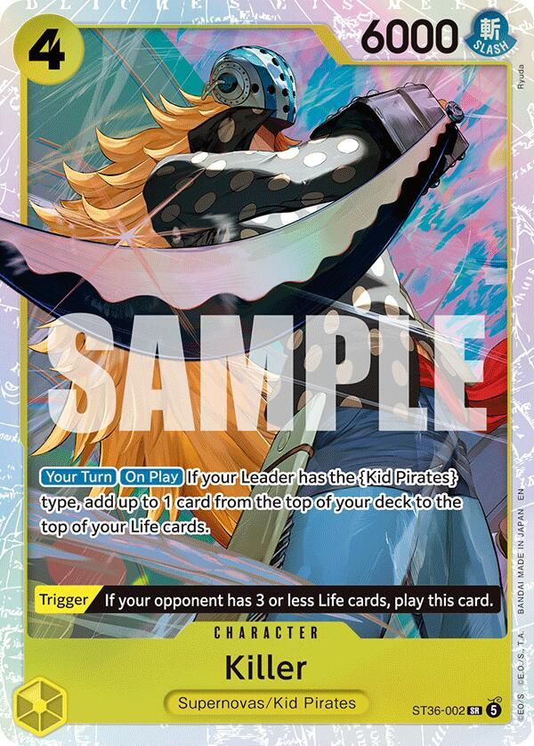 Killer ST36-002 card