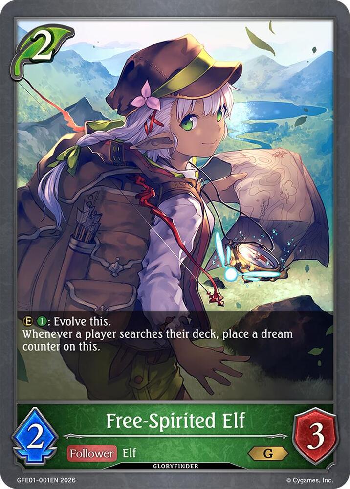 Free-Spirited Elf - Gloryfinder Events - Shadowverse: Evolve