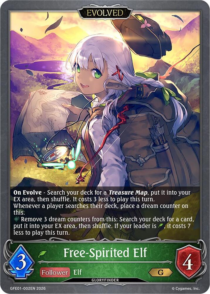 Free-Spirited Elf (Evolved) - Gloryfinder Events - Shadowverse