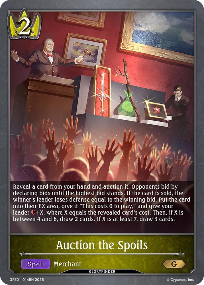 Auction the Spoils