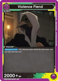 Violence Fiend (UE22BT/CSM-1-015) card
