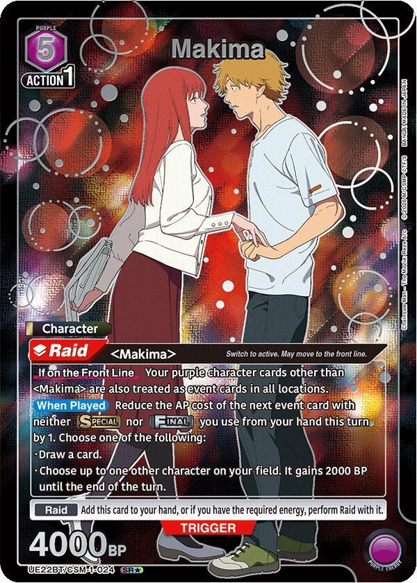 Makima (024) (SR*) - UE22BT: CHAINSAW MAN - Union Arena